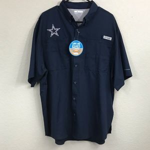 Men’s Columbia Cowboys Omni Shade Button-Up Shirt